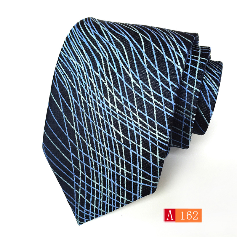 FUENTE fabricante poliéster jacquard material de los hombres corbata flor grande oreja moda corbata de moda en stock al por mayor