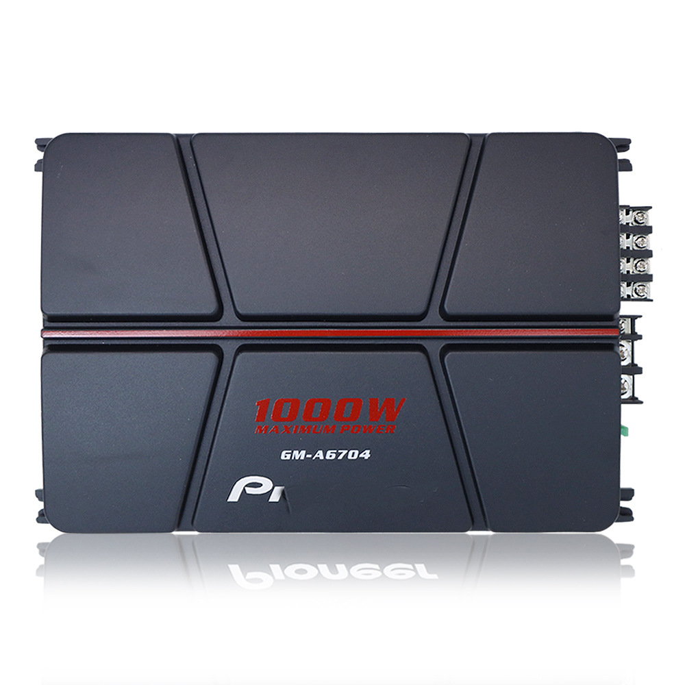 Direct Selling Piongm6704 Four-Way High-Power Vehicle-Mounted 12V Car Amplifier Car Audio Modified 4-Way Amplifier