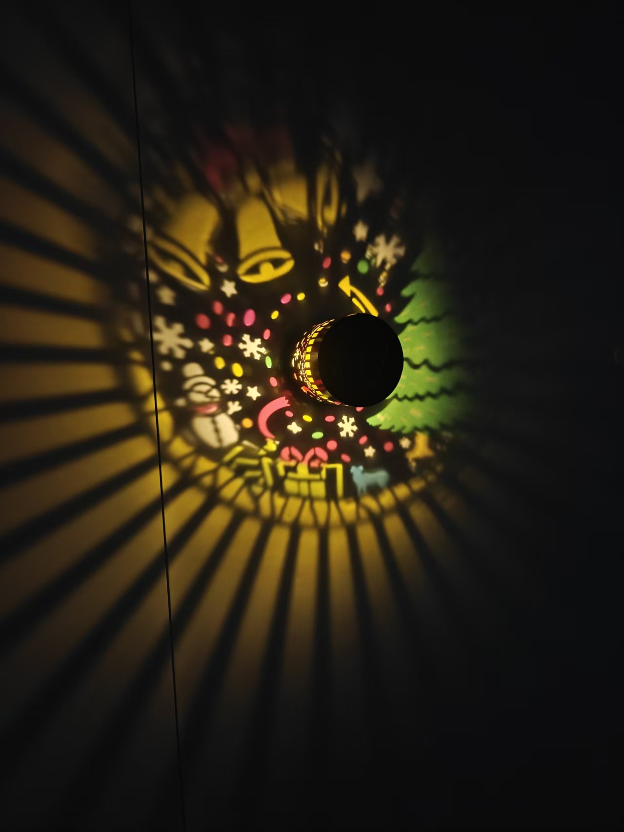 Luz solar transfronteriza Mandala lámpara de pared exterior lámpara de pared jardín lámpara de proyección lámpara decorativa lámpara de atmósfera image 24
