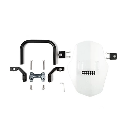 Motorcycle modification applicable to Motorcycle front windshield - titanium-color-pressure-code