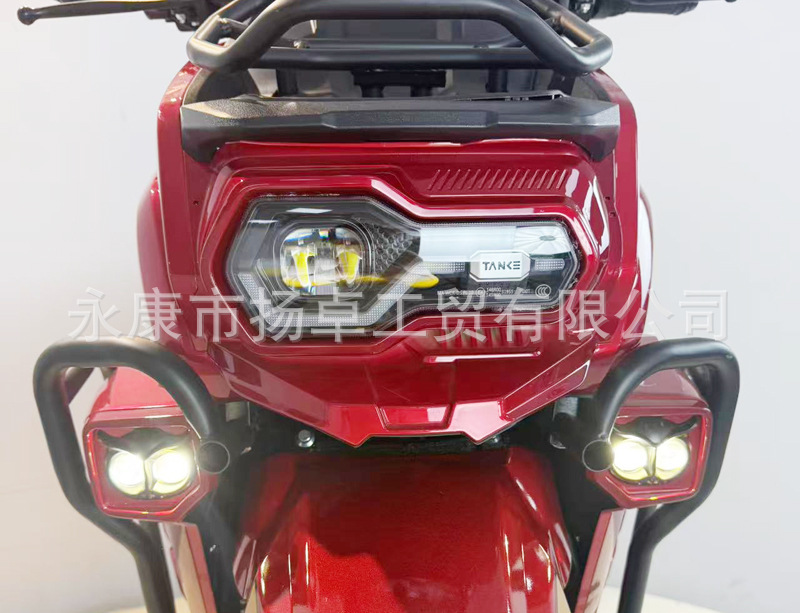 Qijue Tank 3Rd Generation Electric Motorcycle 72V Lithium Battery Electric Scooter Gt Electric Scooter Wholesale