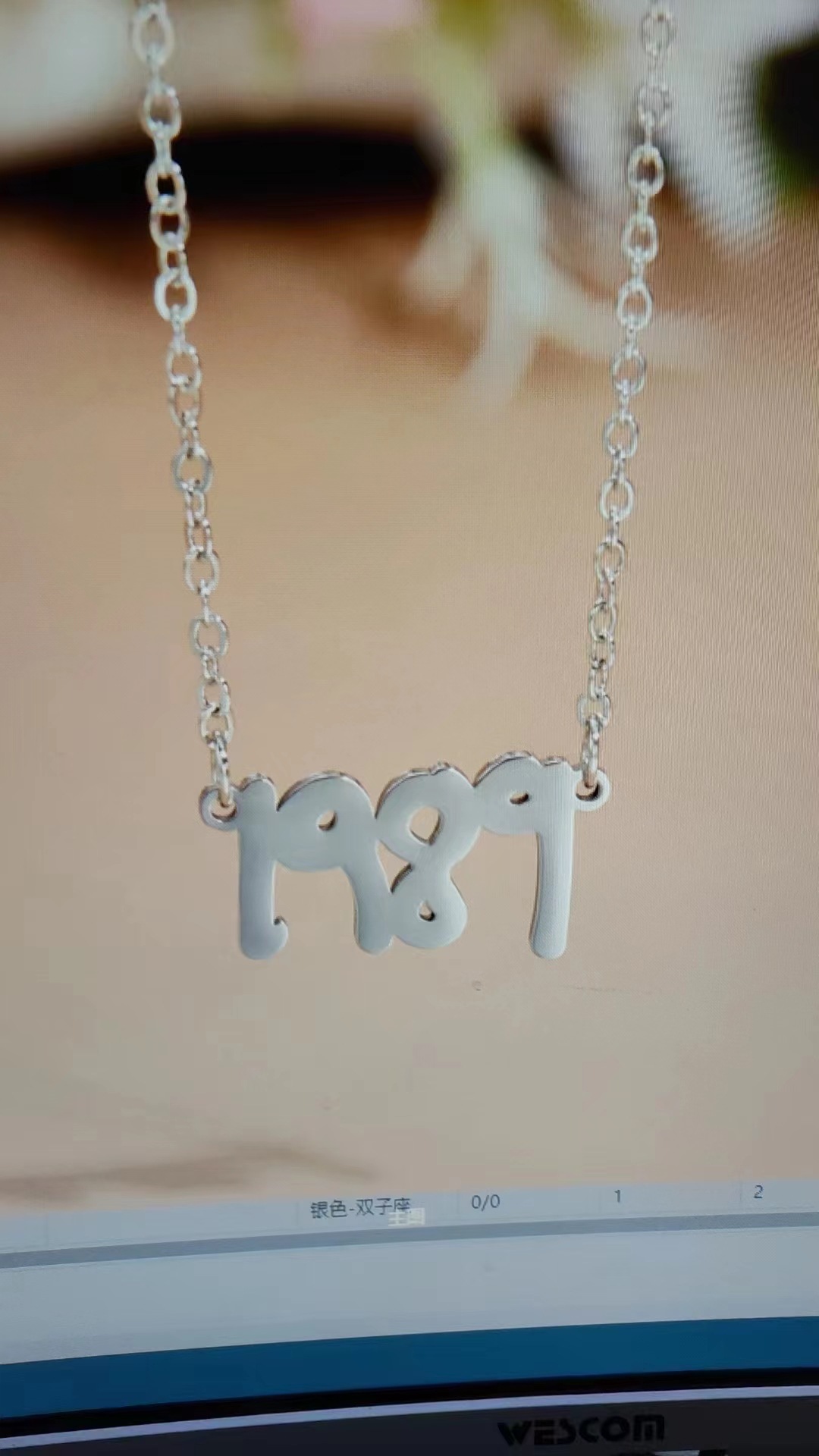 12g Weight PVD Coated Gold Plating Process Gold Plated Plating Material 304 Stainless Steel Pendant Material Hip-hop Letter Titanium Steel Plating Gold Plated Pendant Necklace