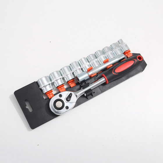 Dafei 12-piece ratchet wrench household auto repair sleeve quick repair hardware tool manual wrench combination