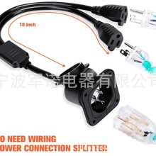 NEMA 5-15P�D5-15R��ʽ��܇��늲��� ��Ҏ18Ӣ���ˮ���L�Դ��