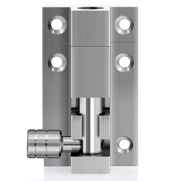 Thickened Aluminum Alloy Stainless Steel Brushed Bathroom Bolt Wooden Door Bolt Window Bolt Anti-Theft Door Bolt Lock Surface Mounted