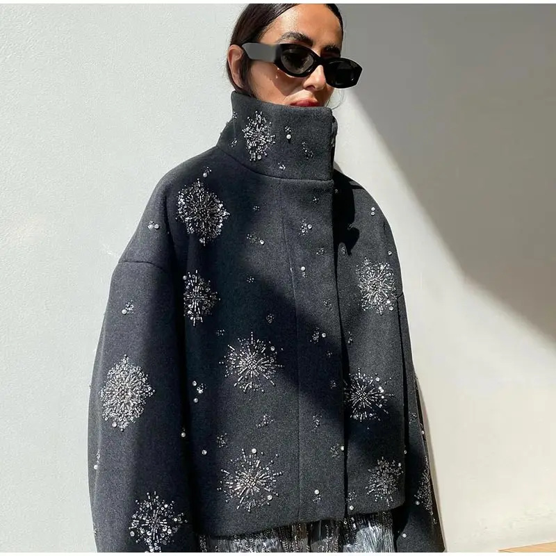 Autumn And Winter Women’s Jacket Personality Street Loose