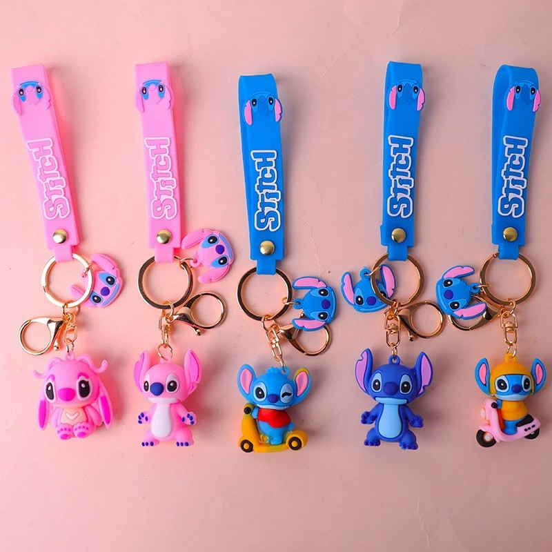 Креативный брелок с вышивкой, подвеска для сумки для пары, автомобильный брелок, рекламный подарок, мягкая кукла из ПВХ, оптовая продажа