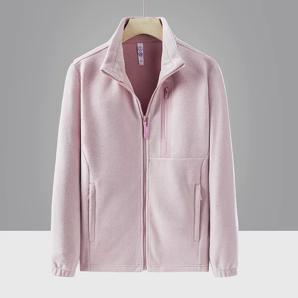 2025 Autumn/Winter Polar Fleece Jacket for Men, Thickened Warm Stand-up Collar Fleece Jacket for Women, suitable as a liner for a windbreaker