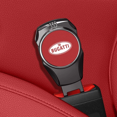Other Automotive Interior Supplies: Connector with Buckle - e-style-vintage-label-gunmetal-red-priced-individually