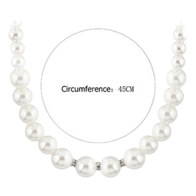 Moda europea y americana perla diamante cristal collar pendientes pulsera traje de las mujeres collar nupcial joyería al por mayor