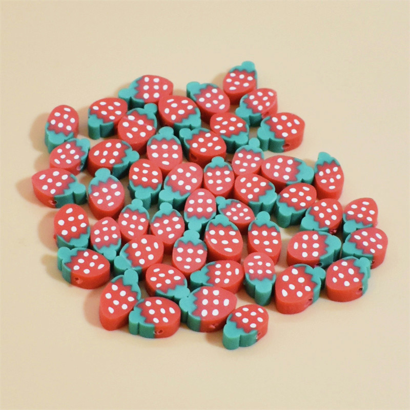 100 PCS/Package Soft Clay Fruit Beads display picture 8