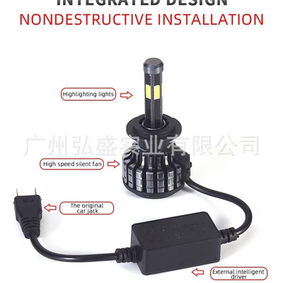 Headlights Six-Sided 360-Degree Illumination Front Ön faralar