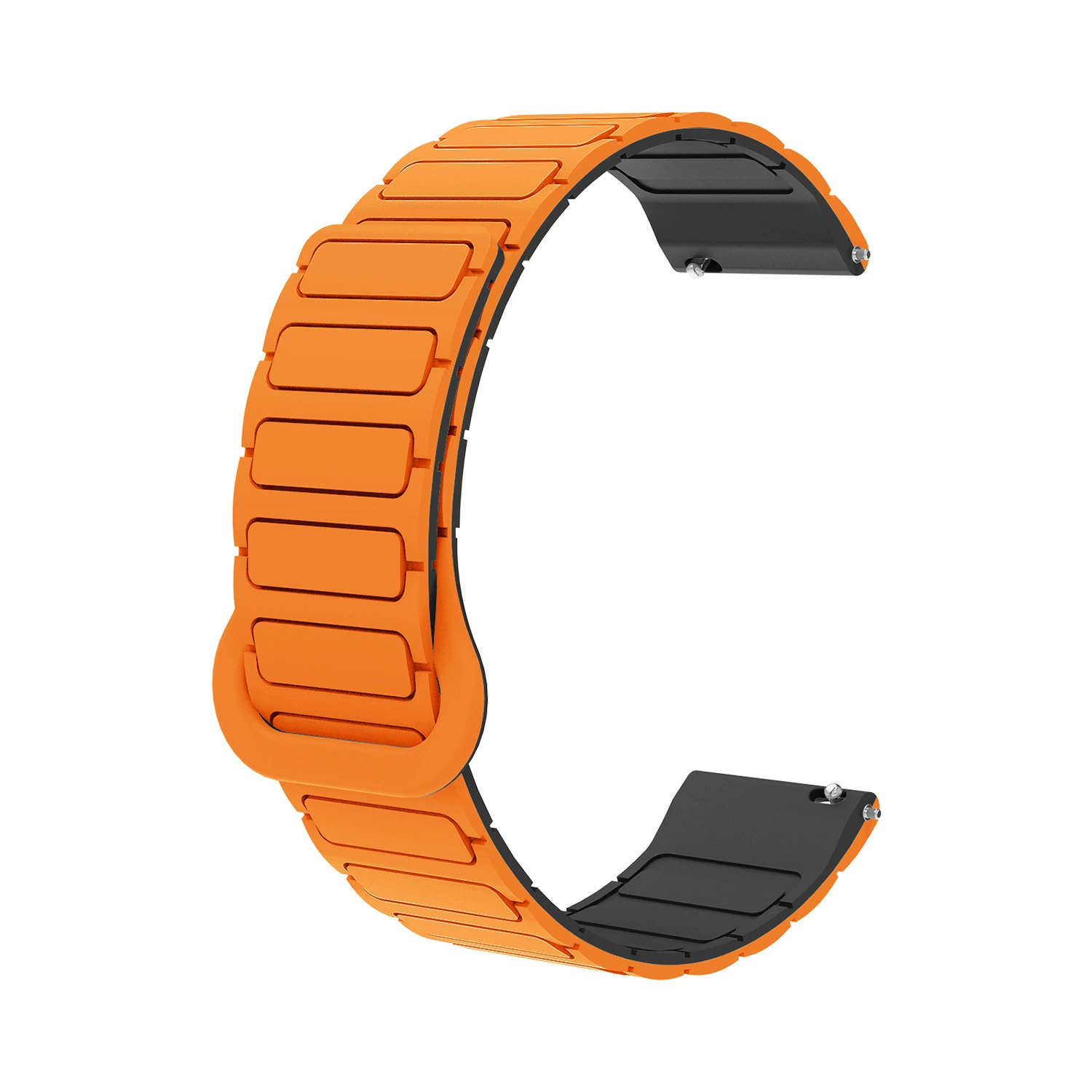 Подходит для Samsung/Huawei/Huami/Garmin/Loop I-образный магнитный силиконовый ремешок 12/18/20/22 мм