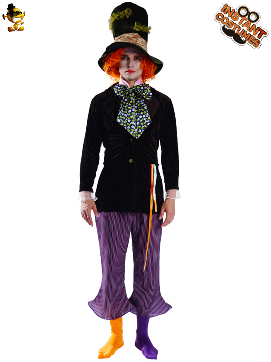Grandes hombres divertido payaso traje de Halloween Cosplay fiesta traje de la mascarada traje de la etapa traje de rendimiento image 4