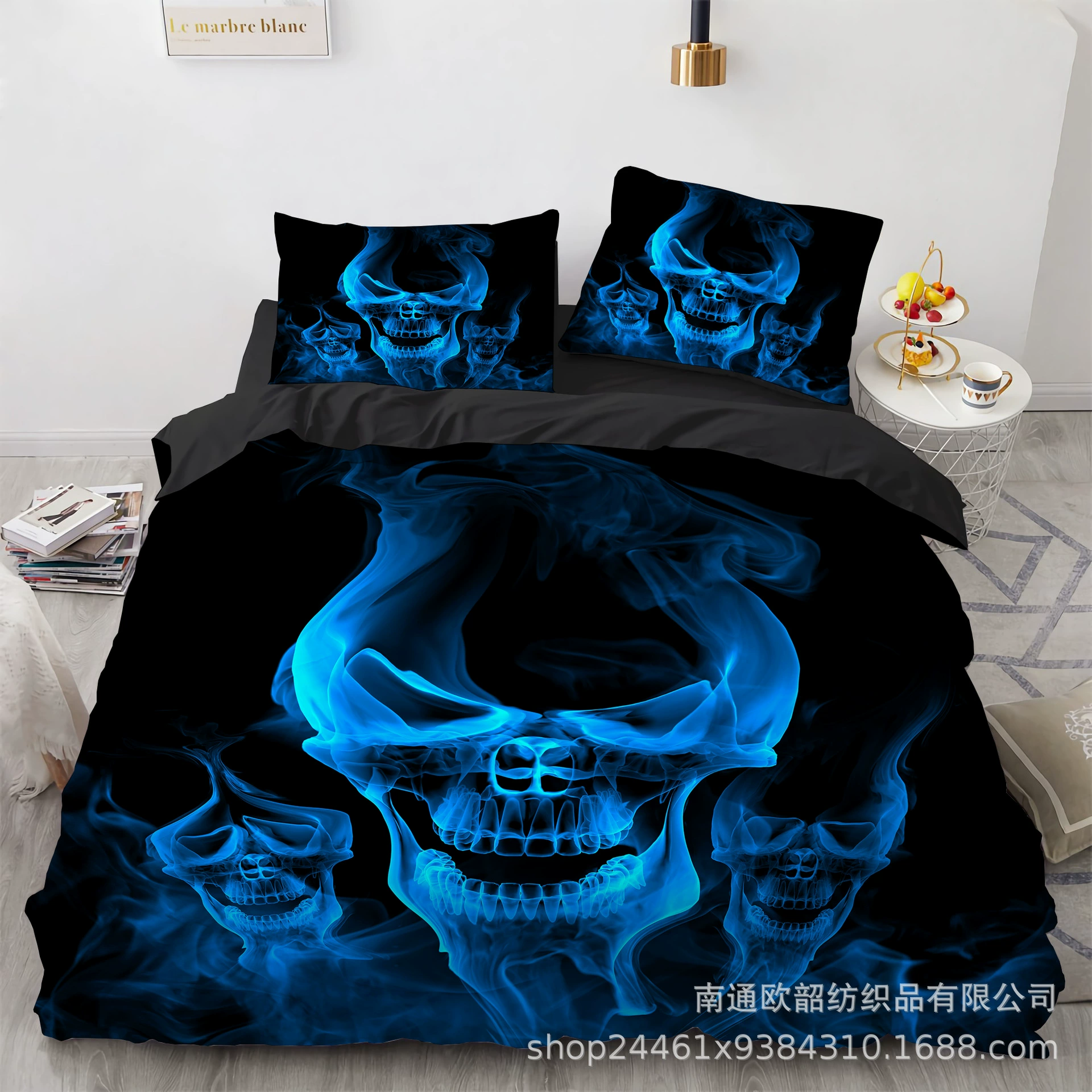 Set, bedspread, duvet cover, wish, Amazon, 3D, 3 piece set