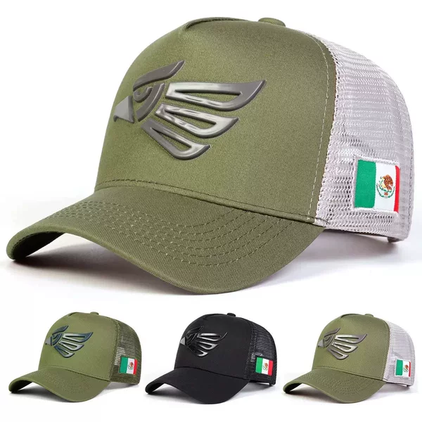 New Cross-Border Hot-Selling Product: Mexico National Emblem Eagle Unisex Baseball Net Caps Outdoor
