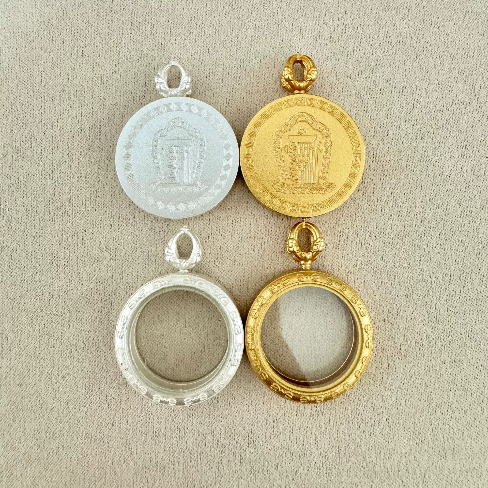 Коробка для тханки из титановой стали, круглая, для тханки Гаву, пустая коробка для тханки из титановой стали, 2.0, с кард-холдером, односторонняя/двусторонняя, футляр для тханки.