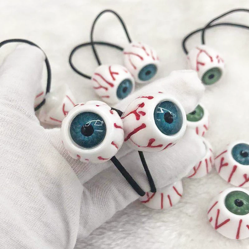 Япония Харадзюку Соскол eyeballs смола кровавые глаза на Хэллоуин аксессуары ужас призрачные глаза кровотечение демон