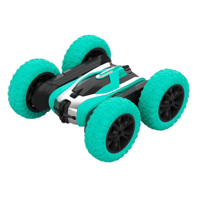 2,4G de doble cara botón cross-Line Stunt car coche de alta velocidad de giro del tirón del coche de juguete de control remoto de truco de Venta caliente transfronteriza