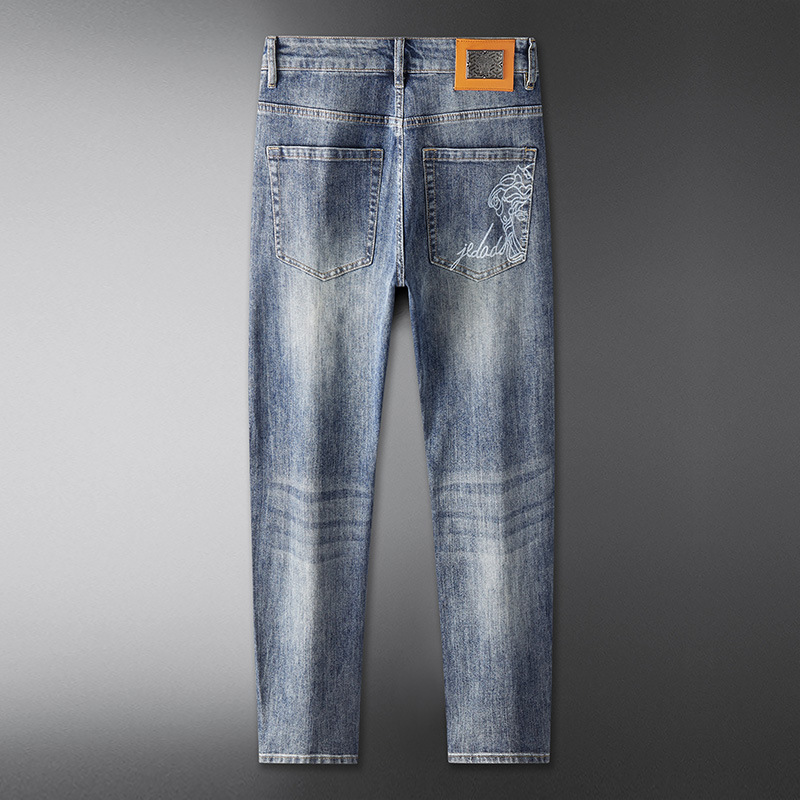 European New Pants High Quality Jeans Men's 2024 New Straight Trendy Casual All-match Pants Daniel