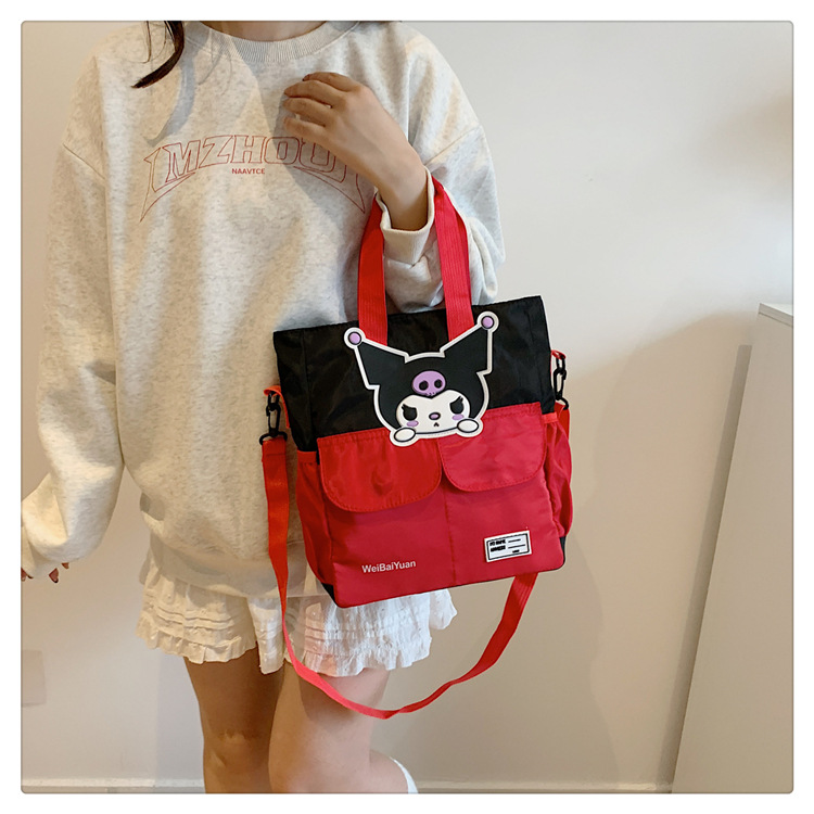 A new, versatile, large-capacity single-shoulder crossbody bag with a cute and girlish heart for student tutoring in the Korean version of Instagram undefined
