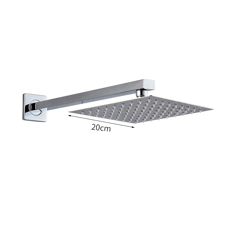 Juego de tubo cuadrado de pared de pulverización superior de 8 pulgadas-galvanoplastia