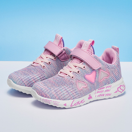 Bestselling Children's Shoes Summer Hollow Breathable Mesh Shoes for Girls Princess Kids Fashion Sports Shoes Trendy