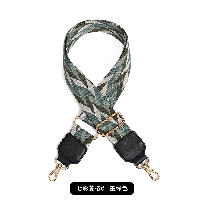 화려한 마름모-짙은 녹색