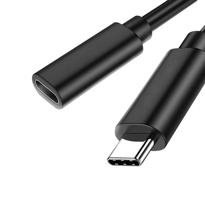 USB-C full-function audio and video transfer data cable 16-core PD fast charge type-c3.1 male and female head extension cable 4K