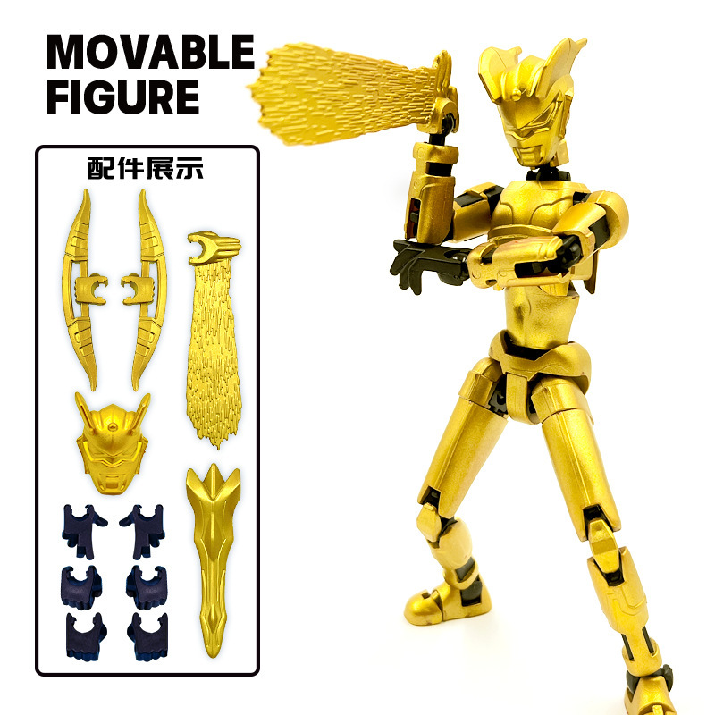 제로 5세대 골드와 블랙 [손 6개 + 무기 4개 + 헬멧]