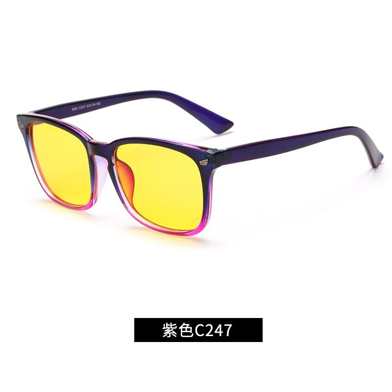 Cross-Border Amazon 8082 Anti-Blue Light Glasses for Women, Anti-Fatigue Glasses for Watching Computers and Playing with Mobile Phones, Non-Prescription Flat Glasses