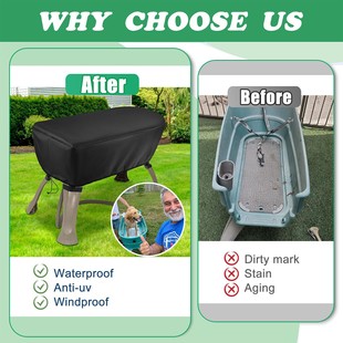 Foldable Pet Washing Bath Cover Waterproof Dog Bath Cover Bath Cover