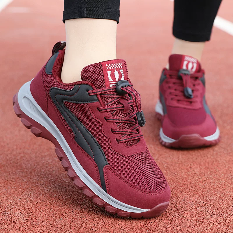 Footwear, comfortable walking shoes for beloved for mother, autumn, for middle age, plus size, soft sole, for import