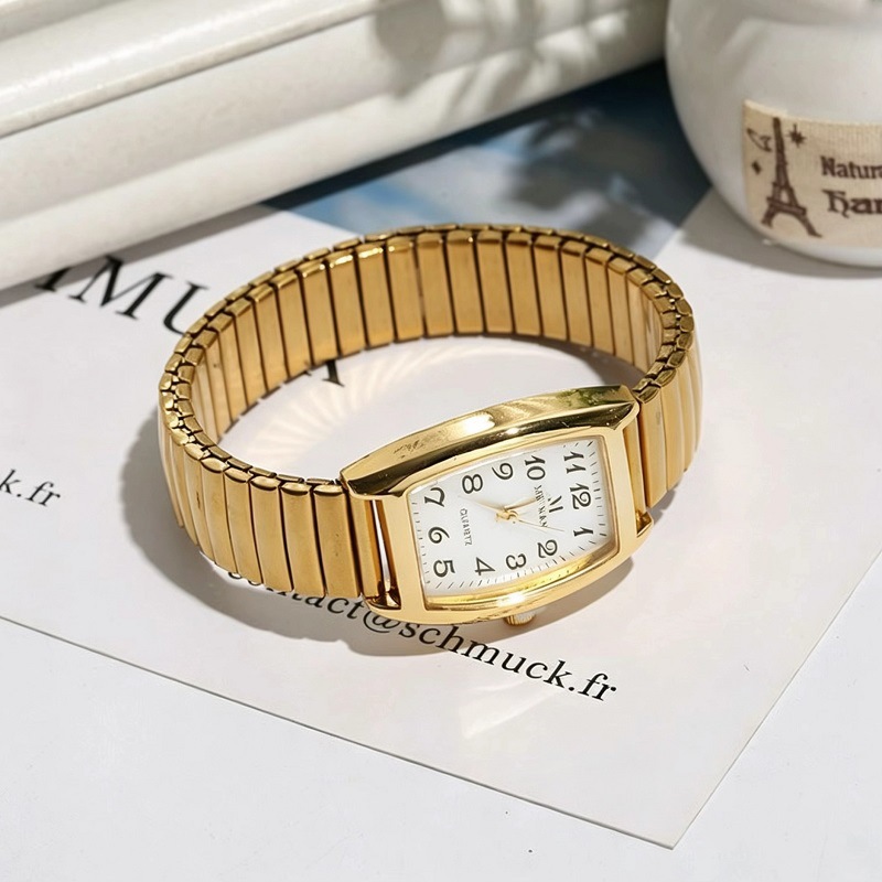 Esfera blanca en tono dorado (para mujer)