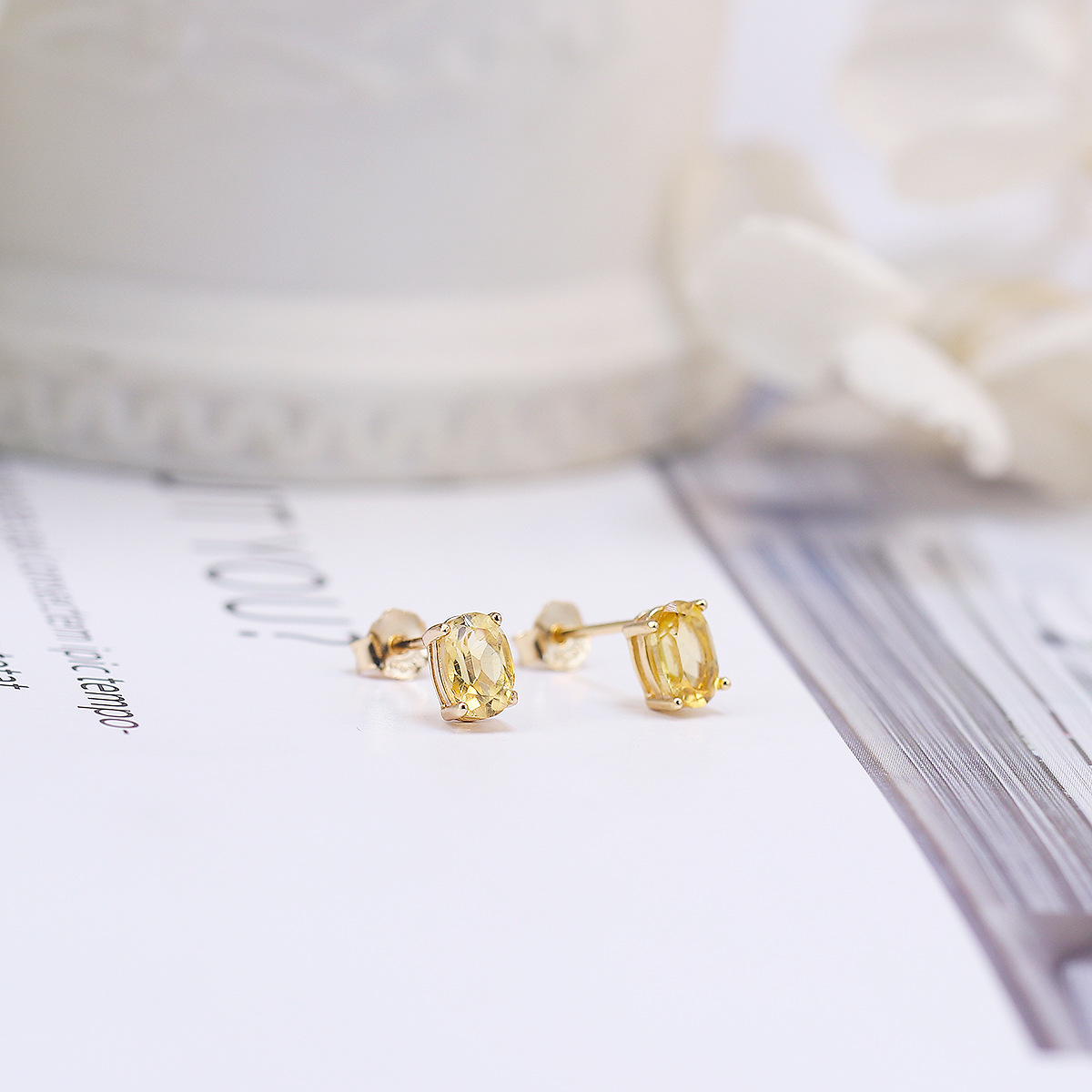 1 Par Plata Cristal 925 De Plata De Ley Geométrico Aretes Pequeños display picture 7