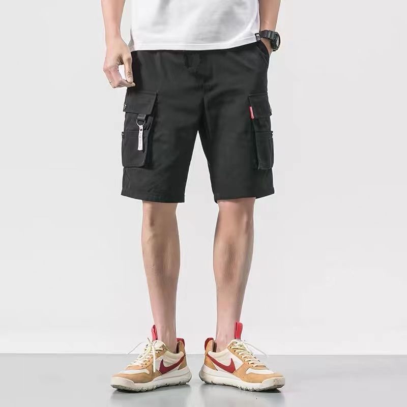 Beach Shorts Men's Summer Loose Large Pants Japanese Fashion Brand Camouflage Multi-Bag Casual Men's Overalls