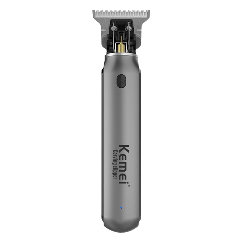 Cortadora de Pelo Eléctrica Kemei KM-1757 con Cuchilla Hueca, Recortadora de Precisión, Batería de Litio