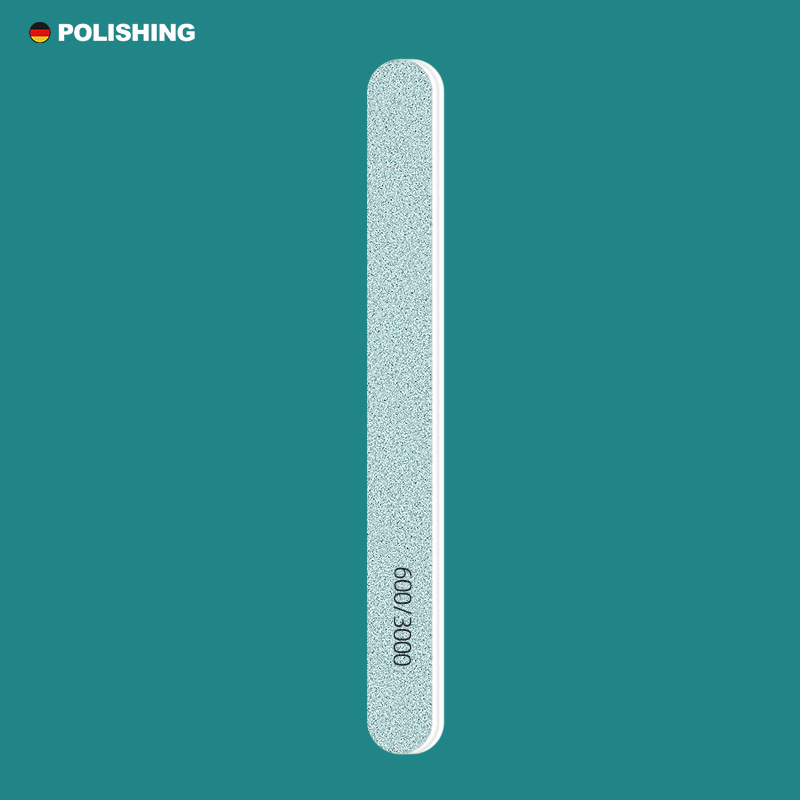 Uña de esponja tira de pulido tira de pulido de reparación de uñas tira de pulido de esmalte de uñas inclinado herramienta especial de manicure de pulido