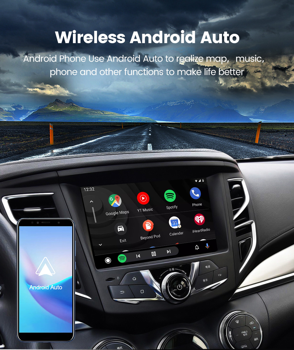 Cross-Border Factory Source Android Car Wireless Carplay Module Adapter Android Auto Connectivity Box