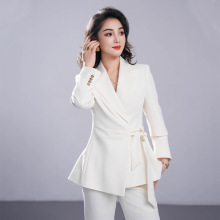 职业套装女气质西装时尚系带西服正装高级感总裁商务休闲通勤外套