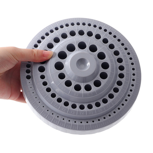 Rotary tool box, plastic honeycomb storage box, jade carving grinding needle drill bit parts placement storage box