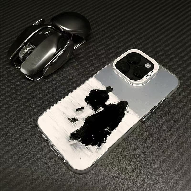 Nuevo estilo de nieve mano a mano para iPhone 16 funda para teléfono móvil Apple 15promax/14 Europa y América 13pro12 romance