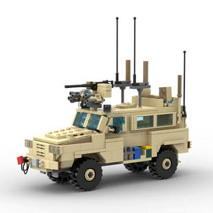 Building Blocks Moc-132300 Rg31 Anti-Lightning Armored Vehicle Model 496 Particle Number Kidsren's Gift