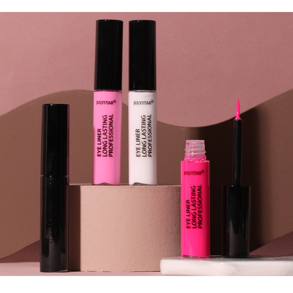 julystar Cross-border Halloween Beauty Eyeliner Liquid Cross-border Colored Waterproof, Oil-Proof and non-smudging Eyeliner Pen wholesale undefined