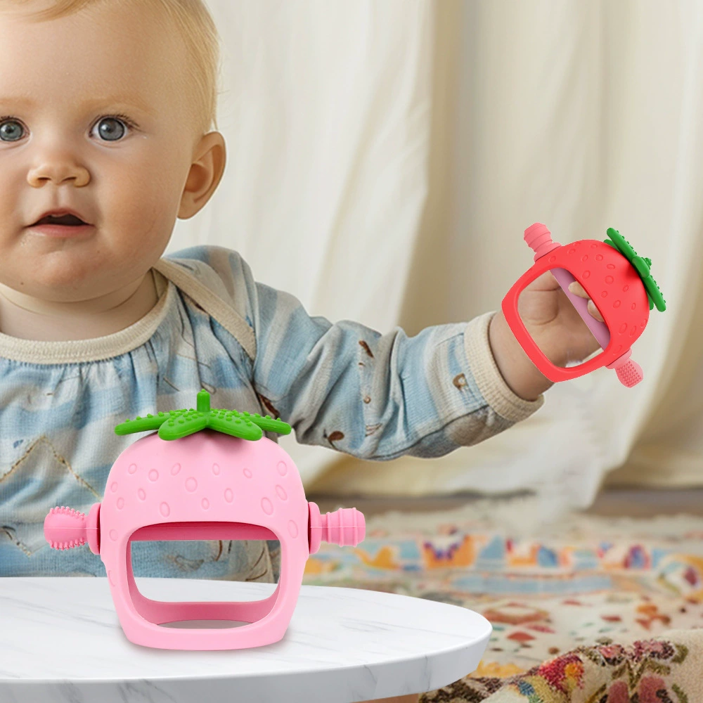 Rabbit, protective chewy silicone teether