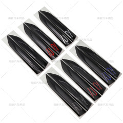 New R Blade Leaf Logo for Volkswagen Golf VII, VIII GOLF GTI Decoration Side Logo Car Sticker