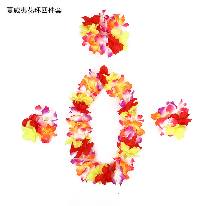 Fábrica al por mayor de hierba hawaiana falda cintura elástica niños adultos rendimiento vestir falda de hierba guirnalda sujetador