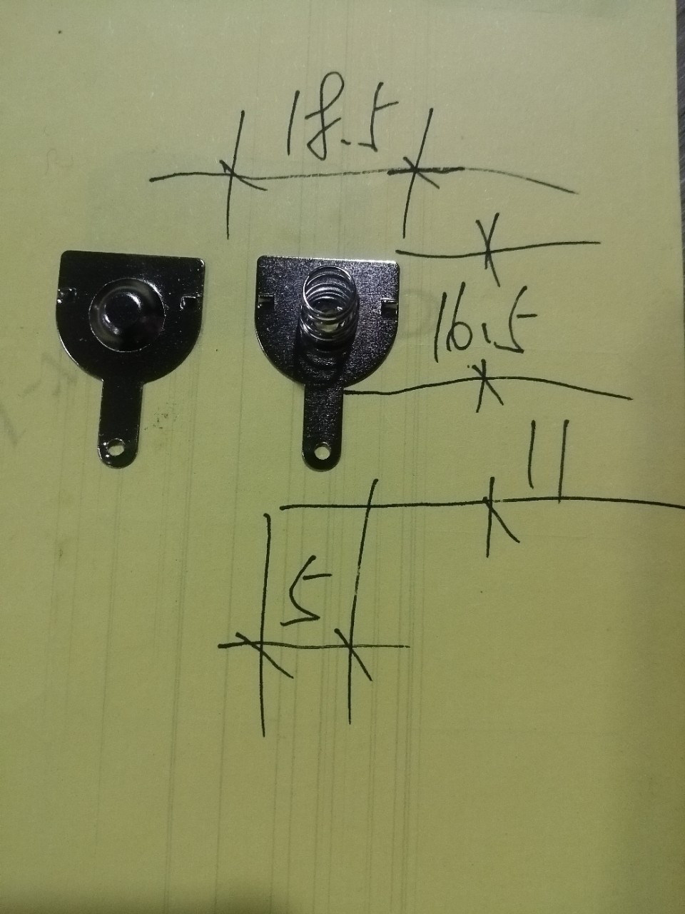 18650电池片   N9电池弹簧片 1号2号5号7号电池接触片导电弹片