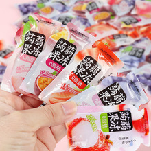 整箱批发蒟蒻果冻魔芋吸吸果小包装零食儿童健康果肉果汁吸吸果冻