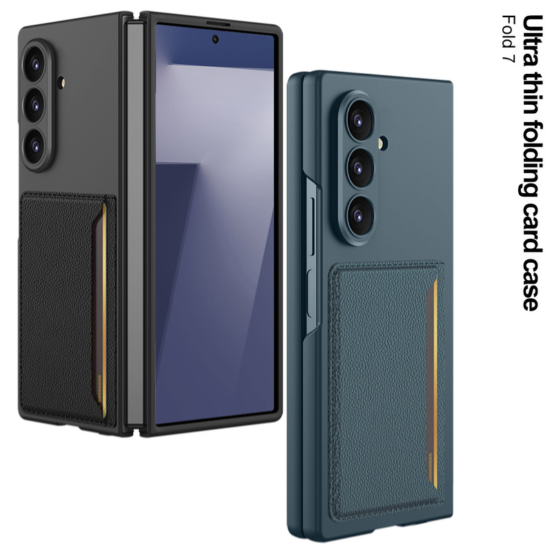 Samsung Galaxy Z Fold 30% off スタックスクリーン携帯電話ケース、超薄型細穴カードホルダー、クリエイティブな携帯電話保護カバーに適しています。|undefined